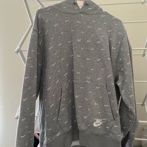 Nike NRG All Over Swoosh Logo Hoodie